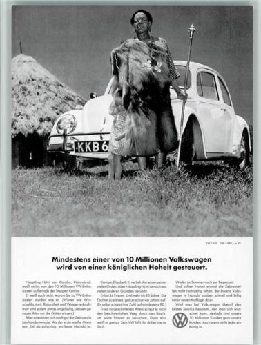 Volkswagen Werbung - Best. Nr. C 1970 AK