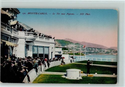 Monte Carlo 1919 Le Tir aux Pigeons AK