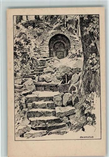 Wartburg Wartburg Nr. 8 Federzeichnung , Verlag Mandt, gute Erhaltung AK