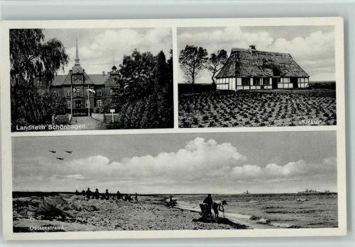 Schönhagen Landheim Kiekut Ostseestrand 3-Bildaufnahme