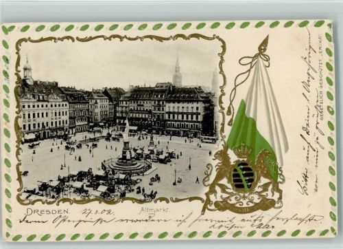 Dresden 1902 Altmarkt