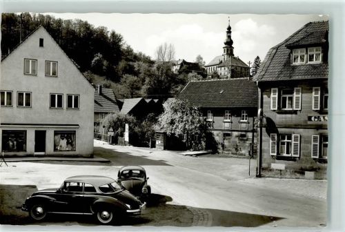 Trebgast Marktplatz Autos