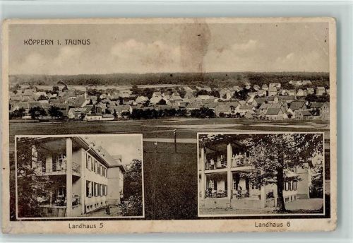 Köppern Gesamtansicht Landhaus 5 Landhaus 6 3-Bildaufnahme