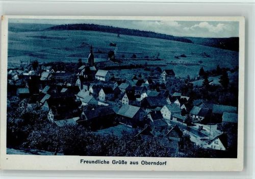 Oberndorf 1940 Teilansicht, gute Erhaltung AK