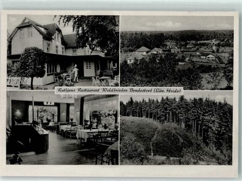 Bendestorf Rathjens Restaurant Cafe Pension Waldfrieden