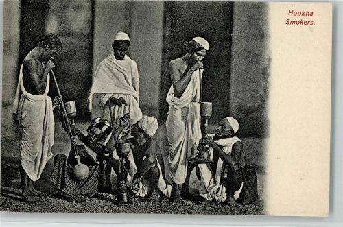 Hookha Smokers - Berufe - ca 1910 AK