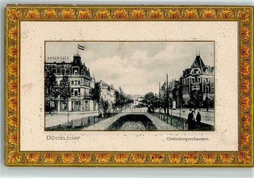 Düsseldorf 1910 Grafenbergerchaussee Kaiser-Cafe