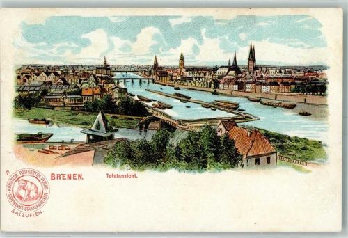 Bremen 1899 Werbung Hoffmann Stärke Nr. 7 AK