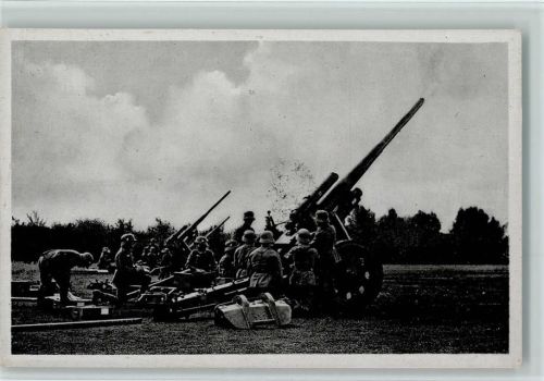 1939 Flak Geschütze in Feuerstellung AK