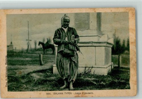 Balkan Typen - Junge Zigeunerin