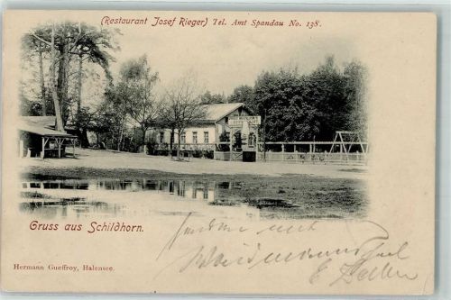 Schildhorn 1898 Restaurant Josef Rieger
