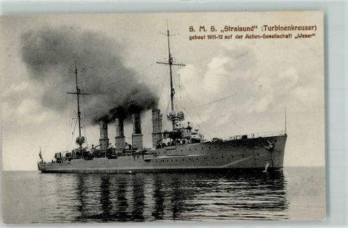 1912 S.M.S. Magdeburg ausgegeben als S.M.S. Stralsund AK