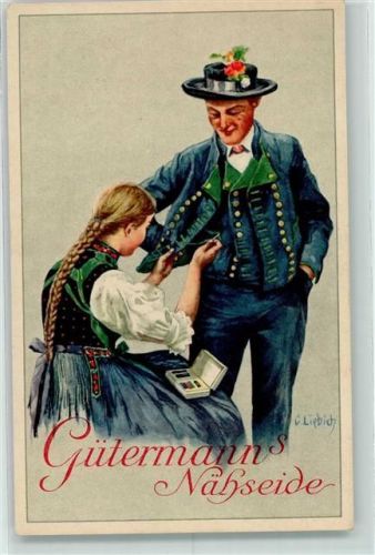 Werbung Gütermann Nähseide AK