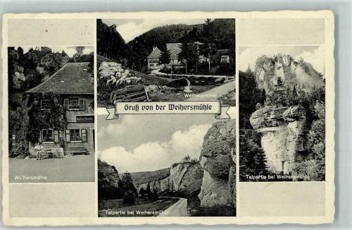 Weismain Gasthaus u. Pension Forelle Weihersmühle
