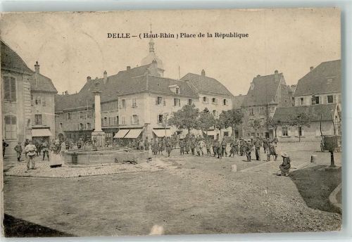 90100 Delle - Place de la Republique
