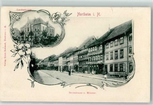 Northeim 1901 Landratsamt Breitestraße Münster