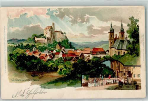 Gößweinstein Burg Gössweinstein Basilika Brunnen