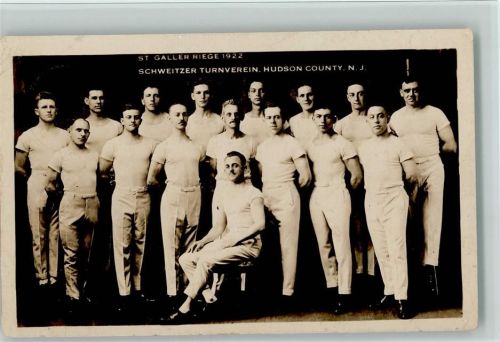 St. Gallen Schweizer Turnverein, Hudson County - St. Galler Riege 1922