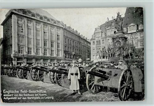 Leipzig Englische Feld Geschütze - Marktplatz