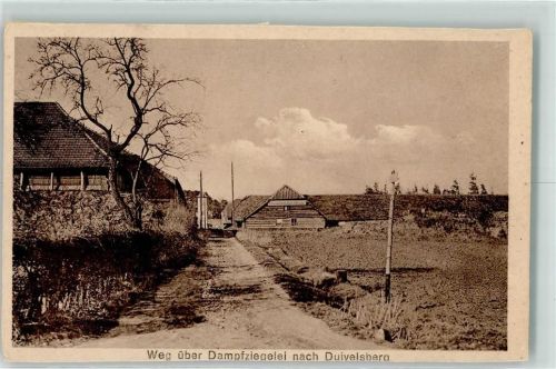 Kranenburg Dampfziegelei Feldweg Ort handschriftlich