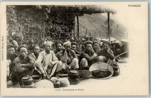 Tonkin Annamites au Repos