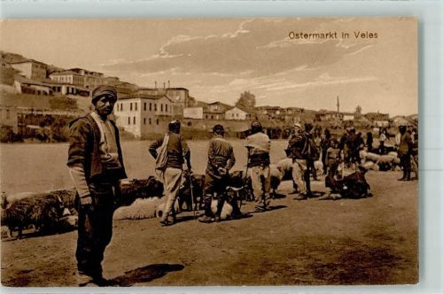 Veles Ostermarkt Schafe