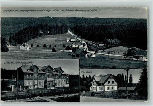 Steinbach 1936 Erholungsheim Waldfrieden , Forsthaus AK