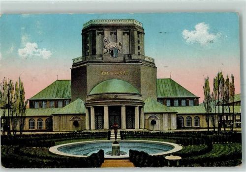 Leipzig 1913 Baufachausstellung - Halle für Raumkunst AK