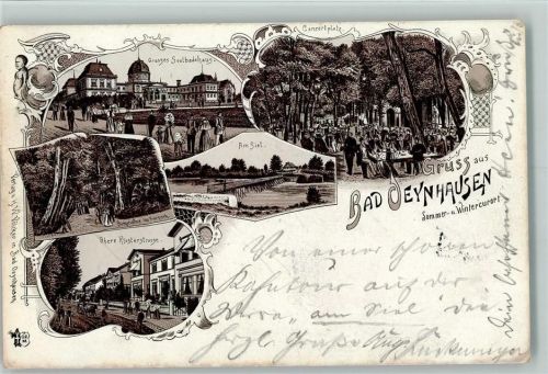 Bad Oeynhausen 1898 Gruss aus -
