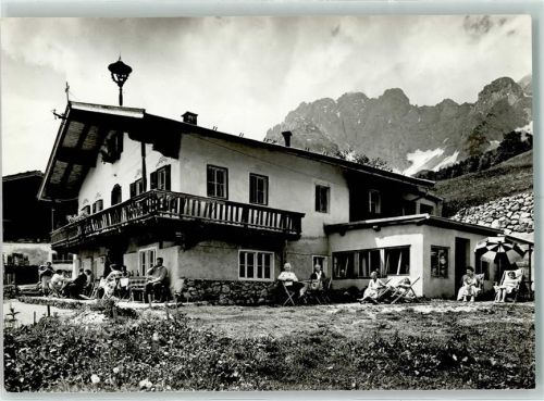 6352 Ellmau Foto AK Alpengasthof Wochenbrunn