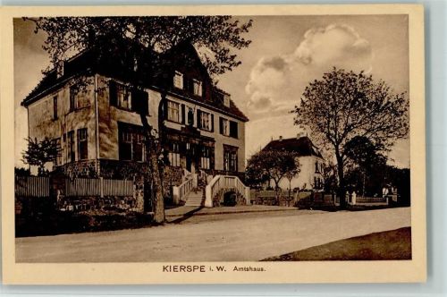 Kierspe 1924 Amtshaus AK