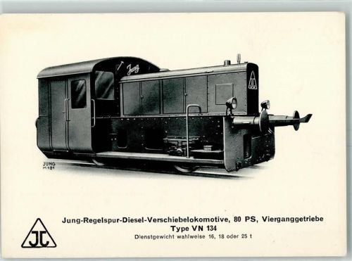 Mo. V. 202 Regelspur Verschiebelok Type VN 134 AK Lokomotive