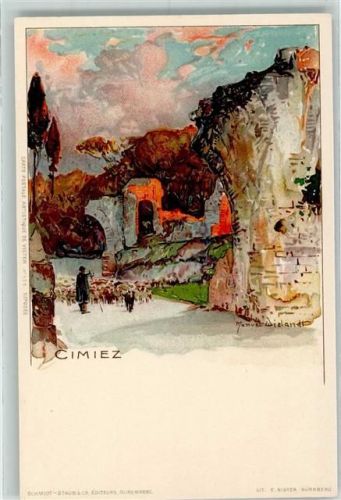 Nice 1899 Cimiez Velten Verlag 458 AK