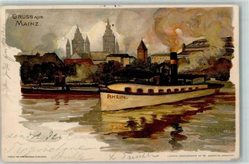 Mainz Dampfer Rhein