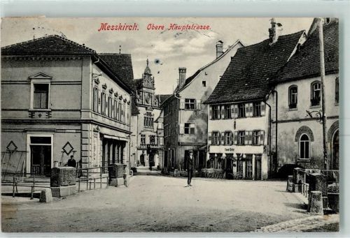 Meßkirch 1910 Obere Hauptstraße AK