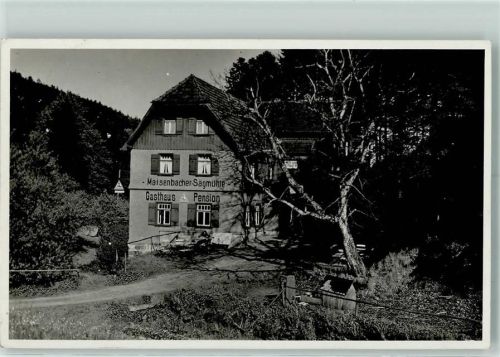 Maisenbach Gasthaus Pension Maisenbacher Sägmühle