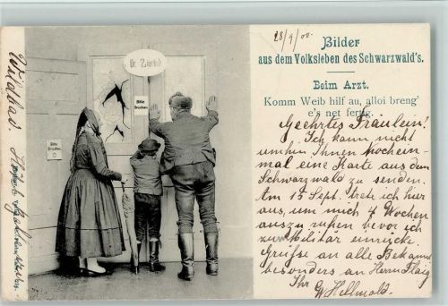 1900 Verlag Fuchs 234 Bilder aus dem Volksleben des Schwarzwaldes
