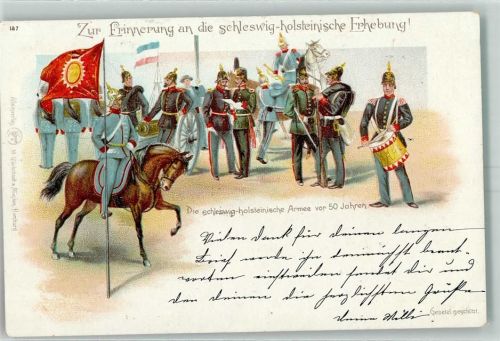 1898 Erinnerung an die schleswig-holsteinische Erhebung AK
