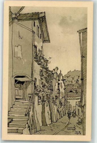 Burghausen Kasernberg sign. Franz Ermer 1913