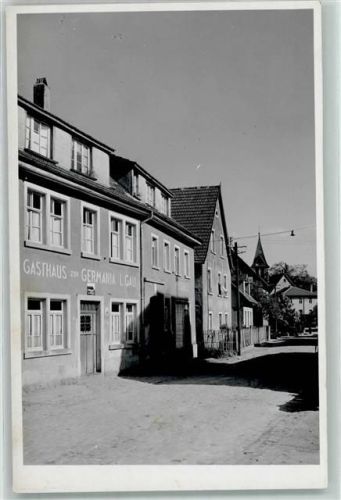 Gaiberg Gasthaus Zur Germania L. Gau Hauptstraße