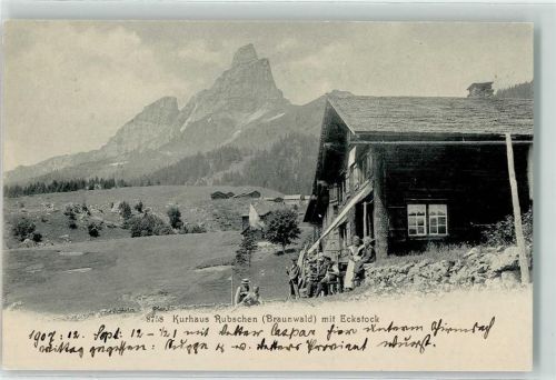 Braunwald Kurhaus Rubschen Eckstock