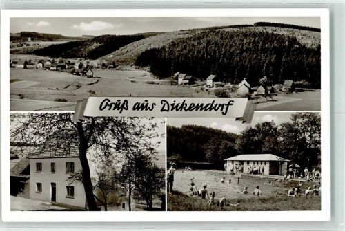 Dickendorf Schwimmbad Foto AK