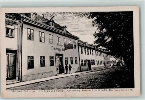 Leutenberg 1920 Gasthaus Thür. Hof AK
