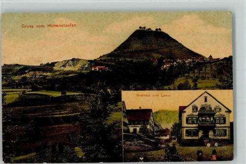 Hohenstaufen 1919 Gasthaus zum Lamm AK