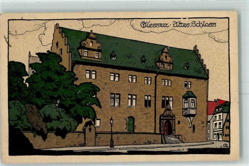 Gießen Altes Schloss sign
