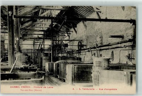 Warmeriville Filature Harmel Freres de Laine Teinturerie Vue d`ensemble Wollspinnerei