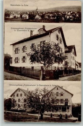 Stammheim 1918 Erholungshaus "Friedensheim" , gute Erhaltung AK