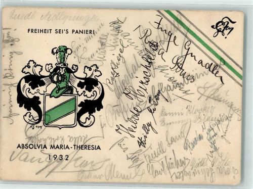 München Absolvia Maria-Theresia 1932