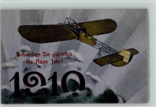 Neujahr, Jahreszahl 1910 AK