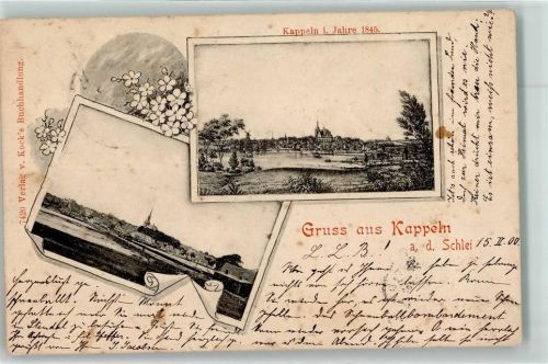 Kappeln 1900 Kappeln im Jahre 1845